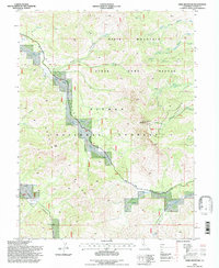 Download a high-resolution, GPS-compatible USGS topo map for Dixie Mountain, CA (1997 edition)