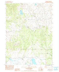 Download a high-resolution, GPS-compatible USGS topo map for Dixie Peak, CA (1991 edition)