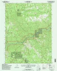 Download a high-resolution, GPS-compatible USGS topo map for Dogwood Peak, CA (1997 edition)
