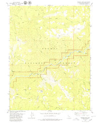 preview thumbnail of historical topo map of Plumas County, CA in 1979