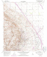 Download a high-resolution, GPS-compatible USGS topo map for Domengine Ranch, CA (1986 edition)