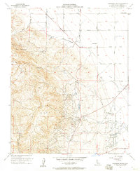 Download a high-resolution, GPS-compatible USGS topo map for Domengine Ranch, CA (1957 edition)