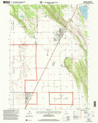 Download a high-resolution, GPS-compatible USGS topo map for Dorris, CA (2004 edition)