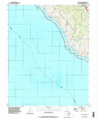 preview thumbnail of historical topo map of Marin County, CA in 1993