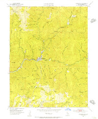 Download a high-resolution, GPS-compatible USGS topo map for Downieville, CA (1956 edition)