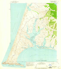 preview thumbnail of historical topo map of Marin County, CA in 1953