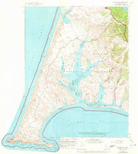 Download a high-resolution, GPS-compatible USGS topo map for Drakes Bay, CA (1972 edition)