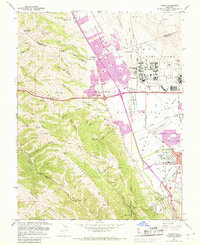 Download a high-resolution, GPS-compatible USGS topo map for Dublin, CA (1969 edition)