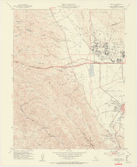 Download a high-resolution, GPS-compatible USGS topo map for Dublin, CA (1955 edition)