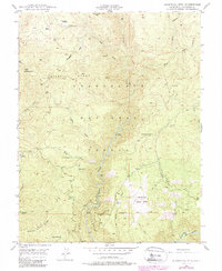 Download a high-resolution, GPS-compatible USGS topo map for Duckwall Mtn, CA (1988 edition)