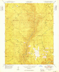 preview thumbnail of historical topo map of Tuolumne County, CA in 1949