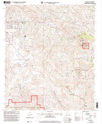 Download a high-resolution, GPS-compatible USGS topo map for Dulzura, CA (2000 edition)