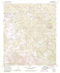 Download a high-resolution, GPS-compatible USGS topo map for Dulzura, CA (1984 edition)