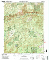 Download a high-resolution, GPS-compatible USGS topo map for Duncan Peak, CA (2003 edition)