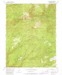 Download a high-resolution, GPS-compatible USGS topo map for Duncan Peak, CA (1980 edition)