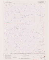 Download a high-resolution, GPS-compatible USGS topo map for Duncan Peak, CA (1976 edition)