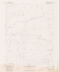 Download a high-resolution, GPS-compatible USGS topo map for Duncan Peak, CA (1980 edition)