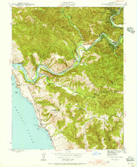 Download a high-resolution, GPS-compatible USGS topo map for Duncans Mills, CA (1956 edition)