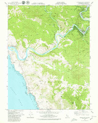 Download a high-resolution, GPS-compatible USGS topo map for Duncans Mills, CA (1979 edition)