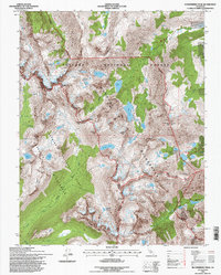 Download a high-resolution, GPS-compatible USGS topo map for Dunderberg Peak, CA (1997 edition)