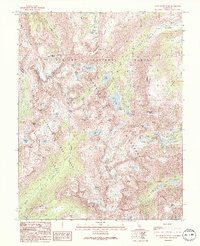 Download a high-resolution, GPS-compatible USGS topo map for Dunderberg Peak, CA (1990 edition)