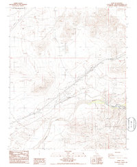 preview thumbnail of historical topo map of San Bernardino County, CA in 1986