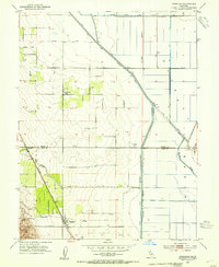 Download a high-resolution, GPS-compatible USGS topo map for Dunnigan, CA (1954 edition)