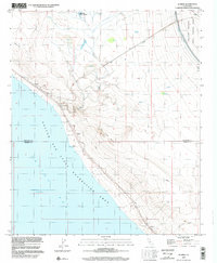 preview thumbnail of historical topo map of Riverside County, CA in 1998