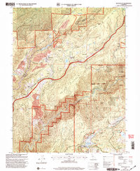 Download a high-resolution, GPS-compatible USGS topo map for Dutch Flat, CA (2003 edition)