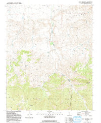 Download a high-resolution, GPS-compatible USGS topo map for Eagle Rest Peak, CA (1991 edition)