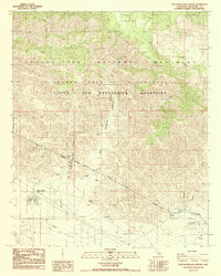 Download a high-resolution, GPS-compatible USGS topo map for East Deception Canyon, CA (1988 edition)