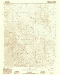 Download a high-resolution, GPS-compatible USGS topo map for East of Chloride City, CA (1988 edition)