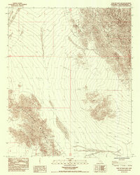Download a high-resolution, GPS-compatible USGS topo map for East of Dale Lake, CA (1985 edition)