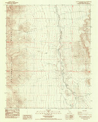 Download a high-resolution, GPS-compatible USGS topo map for East of Deadman Pass, CA (1987 edition)