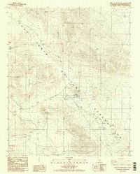 Download a high-resolution, GPS-compatible USGS topo map for East of Goldstone, CA (1986 edition)