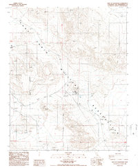 Download a high-resolution, GPS-compatible USGS topo map for East of Goldstone, CA (1986 edition)