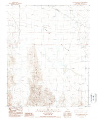 Download a high-resolution, GPS-compatible USGS topo map for East of Joshua Flats, CA (1987 edition)