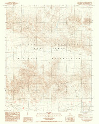 Download a high-resolution, GPS-compatible USGS topo map for East of Leach Lake, CA (1988 edition)