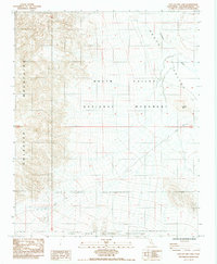 Download a high-resolution, GPS-compatible USGS topo map for East of Owl Lake, CA (1984 edition)