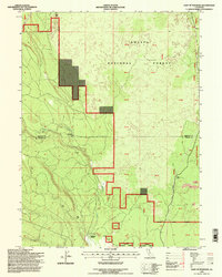 preview thumbnail of historical topo map of Siskiyou County, CA in 1995