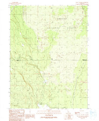 preview thumbnail of historical topo map of Siskiyou County, CA in 1990