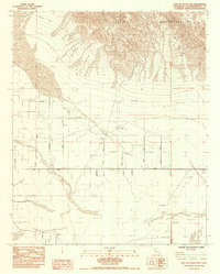 Download a high-resolution, GPS-compatible USGS topo map for East of Valley Mtn, CA (1985 edition)