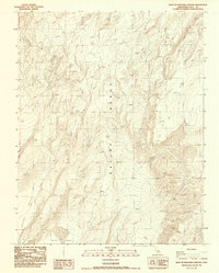 Download a high-resolution, GPS-compatible USGS topo map for East of Waucoba Canyon, CA (1987 edition)