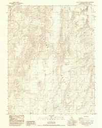 Download a high-resolution, GPS-compatible USGS topo map for East of Waucoba Spring, CA (1987 edition)