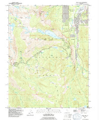 preview thumbnail of historical topo map of El Dorado County, CA in 1992