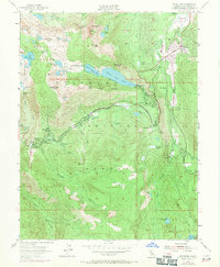 Download a high-resolution, GPS-compatible USGS topo map for Echo Lake, CA (1971 edition)