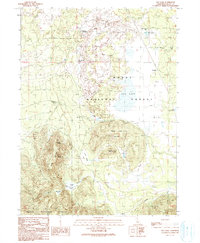 Download a high-resolution, GPS-compatible USGS topo map for Egg Lake, CA (1990 edition)