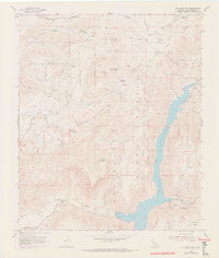 Download a high-resolution, GPS-compatible USGS topo map for El Cajon Mountain, CA (1973 edition)