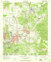 Download a high-resolution, GPS-compatible USGS topo map for El Cajon, CA (1959 edition)