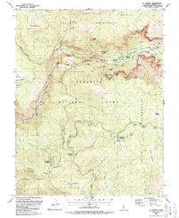 Download a high-resolution, GPS-compatible USGS topo map for El Capitan, CA (1990 edition)
